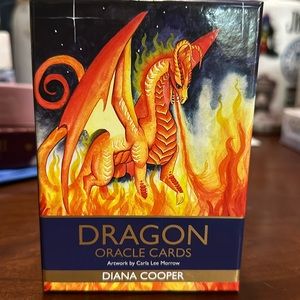Dragon Oracle cards by Diana Cooper and guidebook